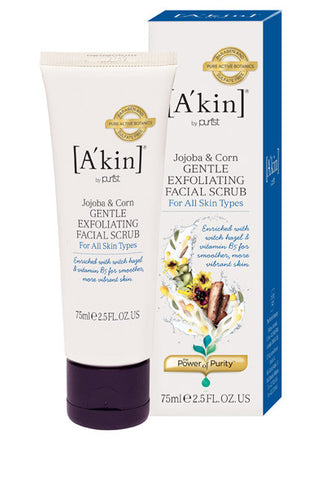 A'kin Jojoba & Corn, Gentle Exfoliating Facial Scrub