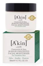 A'kin Chamomile & Shea Unscented, 24 Hour Pure Moisture