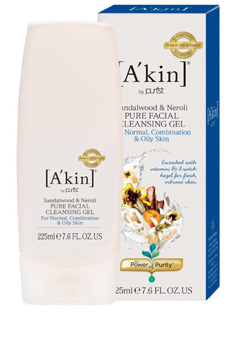 A'kin Sandalwood & Neroli, Pure Facial Cleansing Gel